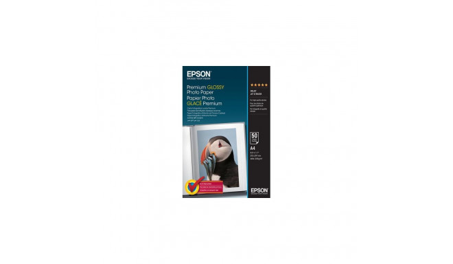 Epson Premium Glossy Photo Paper - A4 - 50 Sheets