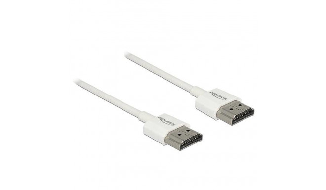 DeLOCK 85122 HDMI cable 1 m HDMI Type A (Standard) White