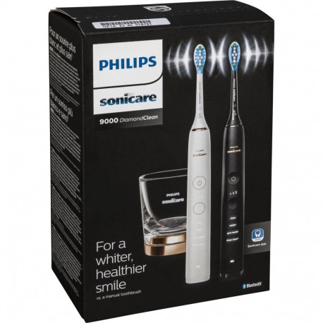 Philips Toothbrush HX9914 57 Sonicare DiamondClean 9000 2nd handle black Schwarz and white (HX9914/5