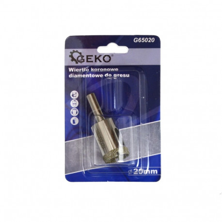 Dimanta kroņurbis 20mm, flīzēm GEKO