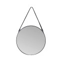 HANGING MIRROR PERITO ROUND 60 CM BLACK HANGING MIRROR PERITO ROUND 60 CM BLACK