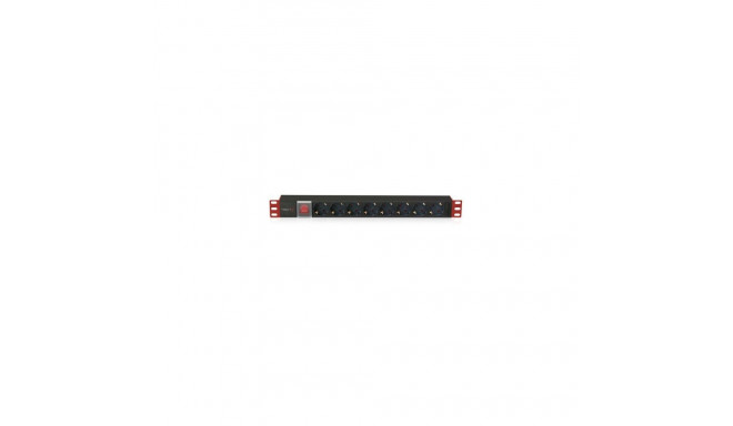 Techly 8-pesaline pikendusjuhe 3m 250V/16A 19" 1U rack-kappidele