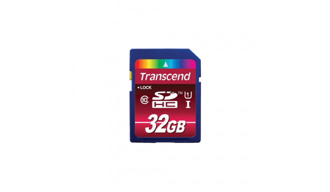 Transcend 32GB UHS-I Class 10 SDHC mälukaart
