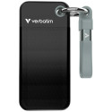 Verbatim 2TB SSD Keychain with USB 3.2 Gen.2 Cable Black-Grey 32194