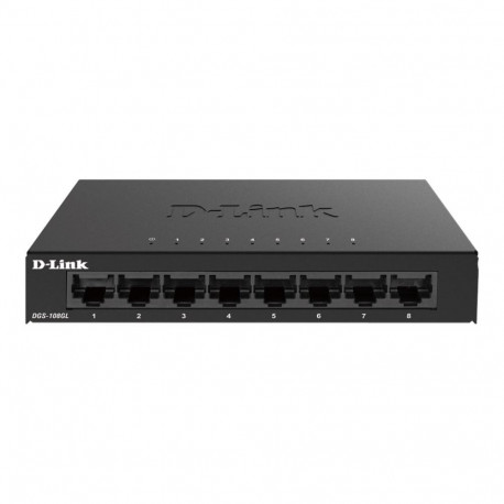 D-Link | Switch | DGS-108GL/E | Unmanaged | Desktop | Gigabit Ethernet (copper) ports quantity 8 | 6