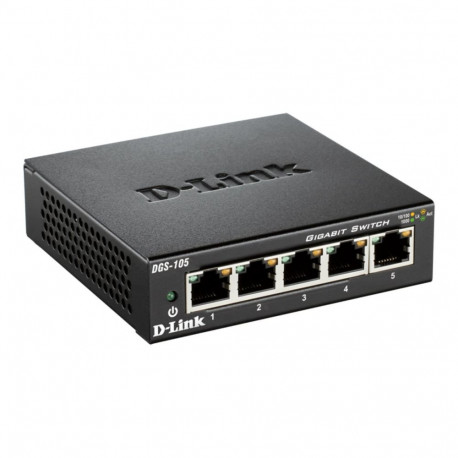 D-Link DGS-105/E haldamata lauaarvuti gigabit ethernet (vask) 5 porti lüliti