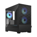 Fractal Design | Pop Mini Air RGB | Side window | Black TG Clear Tint | mATX, Mini ITX | Power suppl