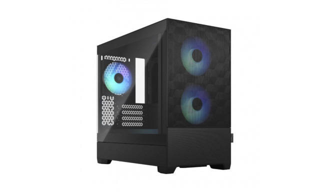 Fractal Design | Pop Mini Air RGB | Side window | Black TG Clear Tint | mATX, Mini ITX | Power suppl
