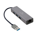 Cablexpert | USB AM Gigabit võrguadapter 3-portilise USB 3.0 jaoturiga | A-AMU3-LAN-01
