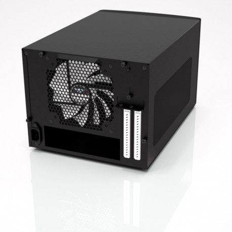 Fractal Design NODE 304 must, 2 - USB 3.0 (sisemine 3.0 - 2.0 adapter komplektis), 1 - 3.5mm helisis