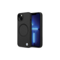 Case BMW BMHMP14SSILBK2 iPhone 14 / 15 / 13 6.1" must Signature vedel silikoon MagSafe