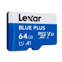 MEMORY MICRO SDXC 64GB UHS-I/W/A LMSBLPL064G-BNANG LEXAR