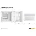 Case|BE QUIET|LIGHT BASE 600 DX|Tower|Case product features Transparent panel|ATX|MicroATX|MiniITX|C