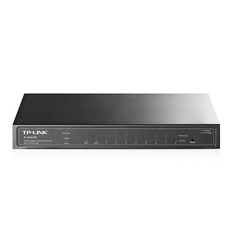 Switch|TP-LINK|Omada|TL-SG2210P|Type L2|Desktop/pedestal|8x10Base-T / 100Base-TX / 1000Base-T|2xSFP|