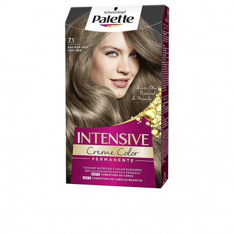 Palette juuksevärv Intensive #7.1 1u, keskmine tuhkblond
