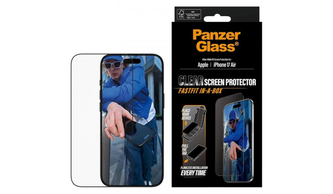 Kaitseklaas PanzerGlass iPhone Air UWF Fastfit in-a-box