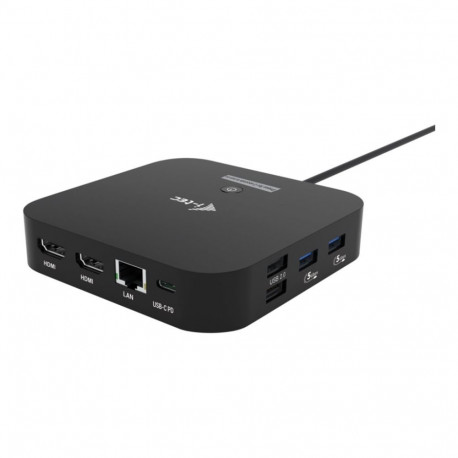 I-TEC USB-C kahe HDMI DS 2x HDMI 1x GLAN 2x USB-A 3.2 2x USB 2.0 1x USB-C Gen2 1x USB-C Gen1 1x audi
