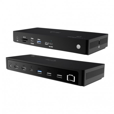 I-TEC Thunderbolt4 3xDisplay DS 2xHDMI 1xTB3 1x2.5GLAN 1xUSB-C Gen2 2xUSB-A Gen2 2xUSB-A Gen1 SD+TF 