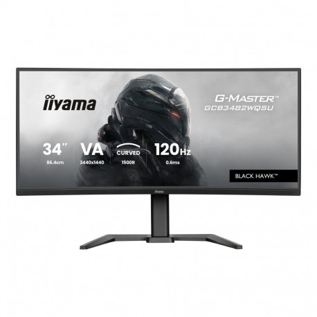 IIYAMA GCB3482WQSU-B1 34-tolline VA 3440x1440 500cd/m2 0,6ms 2xHDMI DP USB monitor