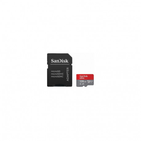SanDisk microSDHC-mälukaart 128GB ultrakerge + SD-adapter 100MB/s Class 10