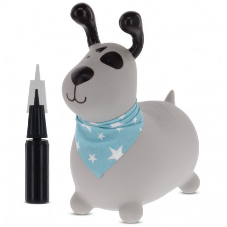 REKSIO kummist hüppeloom 60cm bandaanaga pumbaga, hall