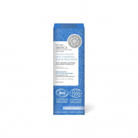 NATURA SIBERICA DEEP CLEANSING CLAY MASCARILLA FACIAL PARA PIEL GRASA 75ML