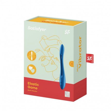 Satisfyer vibraator Elastic Game 1tk, sinine