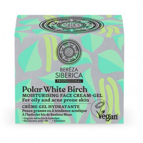 NATURA SIBERICA BEREZA POLAR WHITE BIRCH CREMA-GEL FACIAL 50ML