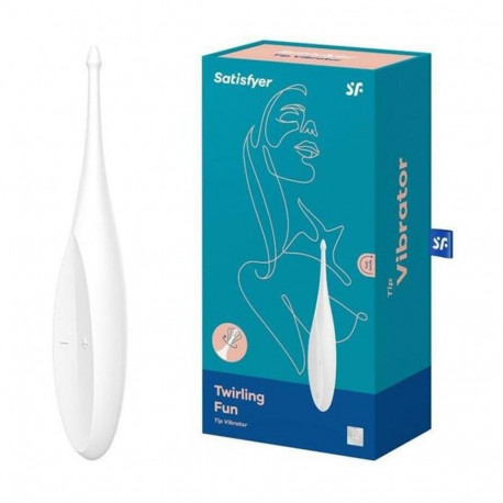 SATISFYER TWIRLING DELIGHT VIBRADOR BLANCO 1UN