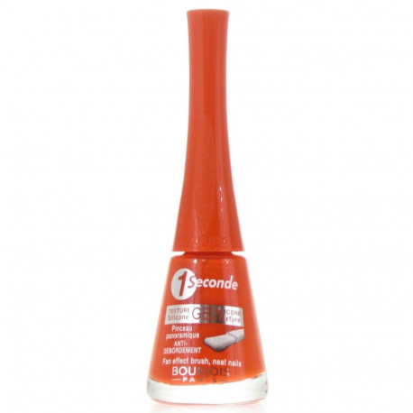 BOURJOIS 1 SECONDE TEXTURE GEL NAIL LACQUER 58 DIABOL'ORANGE (BLISTER)
