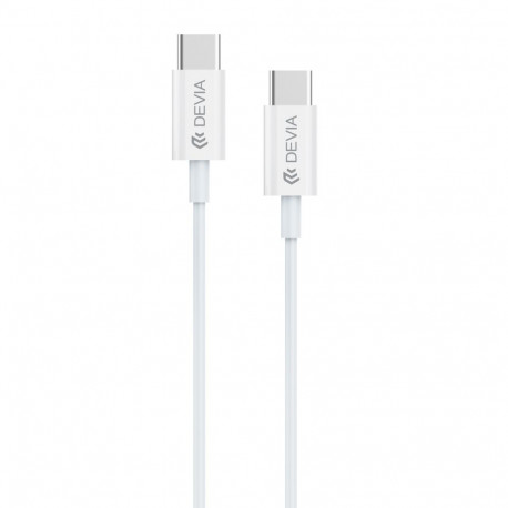 Devia cable Smart EC042 PD USB-C - USB-C 60W 3A white