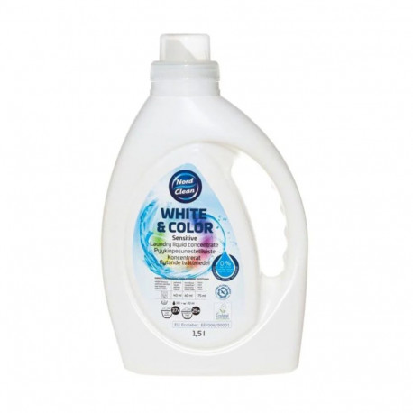NORD CLEAN Pesugeel White&Color 1,5l (37 pesukorda)