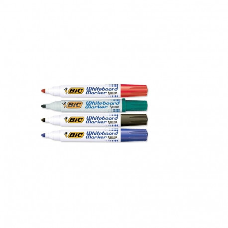 BIC Velleda Whiteboard 1701 marker set 4 colours