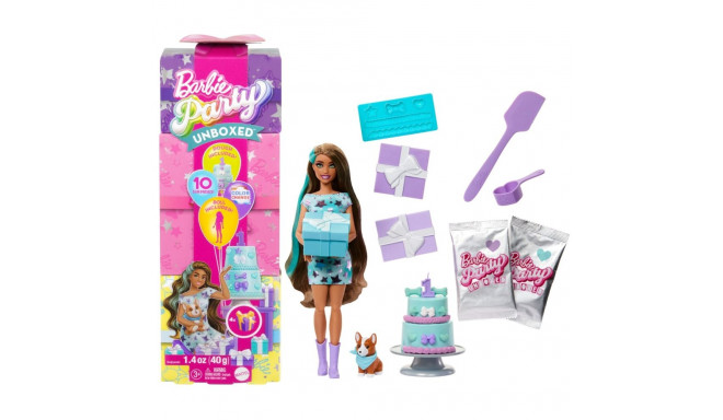 Barbie® Party Unboxed Reveal sünnipäeva üllatusnukk, brünett
