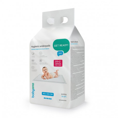 Babyono underpads 22 pcs 40x60cm 513/22