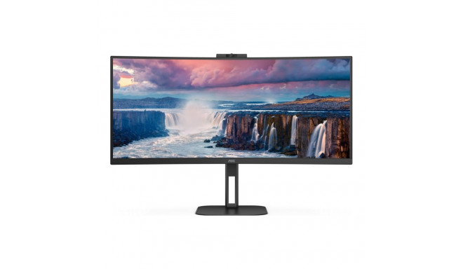 AOC CU34V5CW/BK | 34 " | VA | 21:9 | 100 Hz | 4 ms | 3440 x 1440 pixels | HDMI ports quantity 1