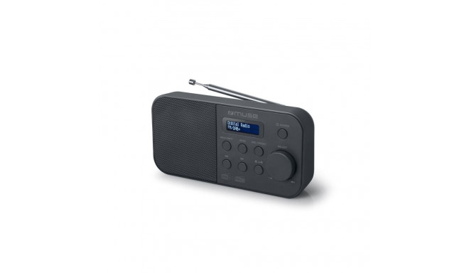 Muse Alarm function, M-109DB, Portable radio, Black