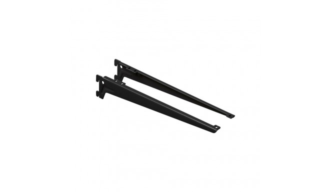1 PAIR BRACKET ANGLE 380 MM BLACK