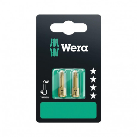 SCREWDRIVER BIT WERA TORSION 2PCS PZ1X25