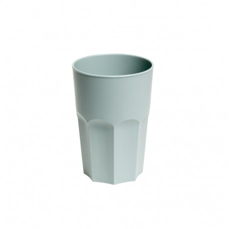 POLYGONS 500 ML PLASTIC CUP GREEN