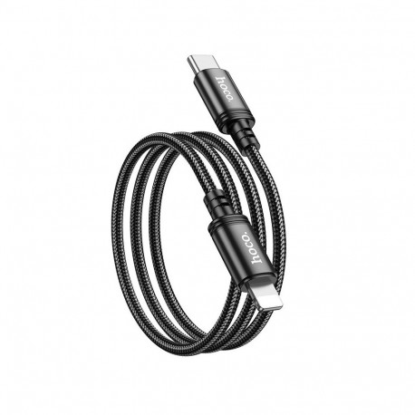 Cable USB C to Lightning Hoco PD 20W 1 m X89 black