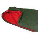 High Peak mummy sleeping bag Pak 1000 ECO (dark green/red)