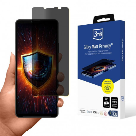 3mk Silky Matt Privacy Privacy Screen Protector for Sony Xperia 10 IV