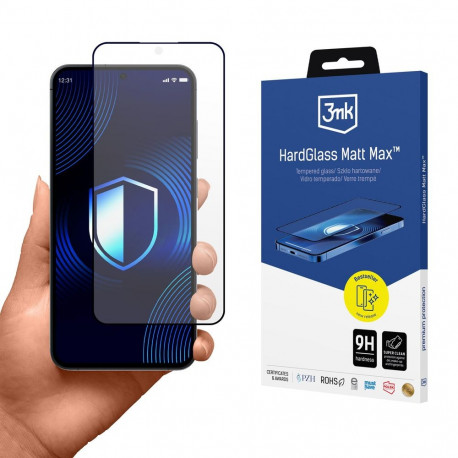 3mk HardGlass Matt Max tempered glass for Samsung Galaxy S25