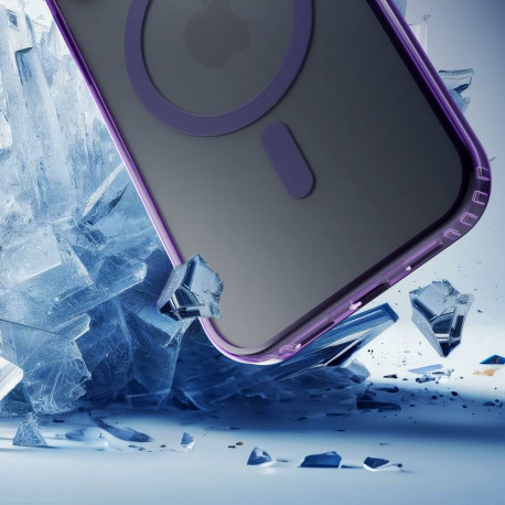3mk Frosty MagCase Purple Case for Apple iPhone 14 Plus - purple