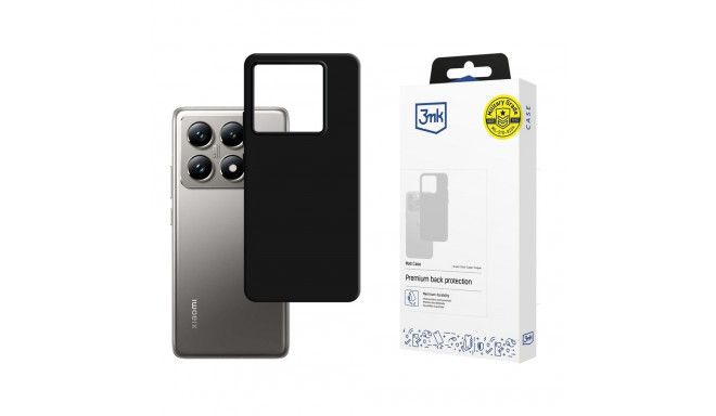 3mk Matt Case for Xiaomi 14T Pro - black