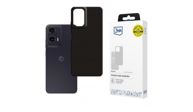 3mk Matt Case for Motorola Moto G35 5G - Black