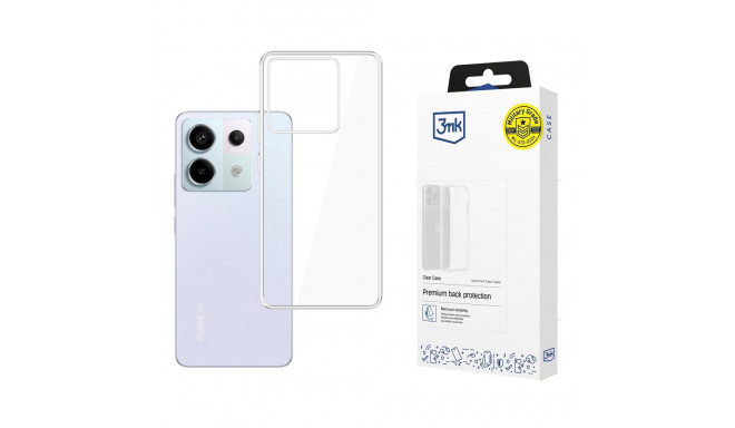 3mk case Clear Case Xiaomi Redmi Note 13 Pro 5G, transparent