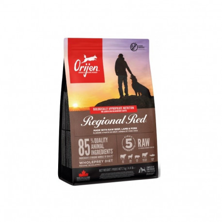ORIJEN kuiv koeratoit Regional Red 2kg