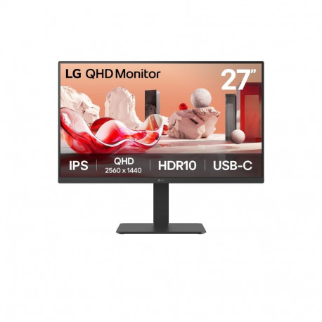 LG 27BA65QB-B.AEU arvutimonitor 68.6 cm (27") 2560 x 1440 pikslit Wide Quad HD LED must